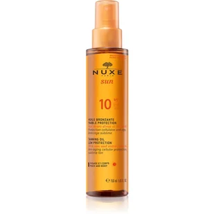 Nuxe Sun Huile Bronzante Visage Et Corps, olejek do opalania twarzy i ciała SPF10 150ml - Balsamy i kremy do opalania - miniaturka - grafika 1