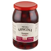 Owoce w puszkach i słoikach - Polska gościna Kompot wiśniowy 940 g - miniaturka - grafika 1