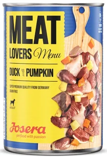 Josera Megapakiet Meatlovers Menu 12 x 800 g Kaczka i dynia - Mokra karma dla psów - miniaturka - grafika 5