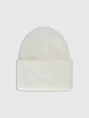 Czapki męskie - 4F Czapka zimowa uniseks - biała Uniwersalny - miniaturka - grafika 1