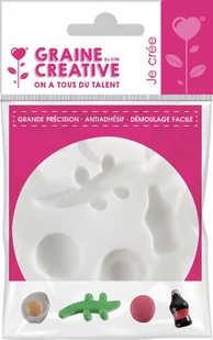 Foremka Silikonowa D: 7 cm Śniadanie - Akcesoria rzeźbiarskie - miniaturka - grafika 1