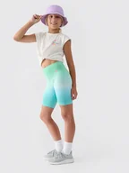 Legginsy - 4F Legginsy w kolorze turkusowo-miętowym - miniaturka - grafika 1