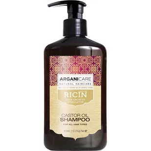Arganicare Arganicare Castor Oil Shampoo Szampon stymulujący porost włosów 400 ml - Szampony do włosów - miniaturka - grafika 1