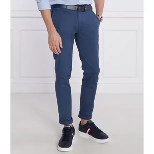 Tommy Hilfiger Spodnie chino | Slim Fit | pima - Spodnie męskie - miniaturka - grafika 1