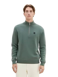 TOM TAILOR sweter męski, 19643 - Green Dust, L - Swetry męskie - miniaturka - grafika 1