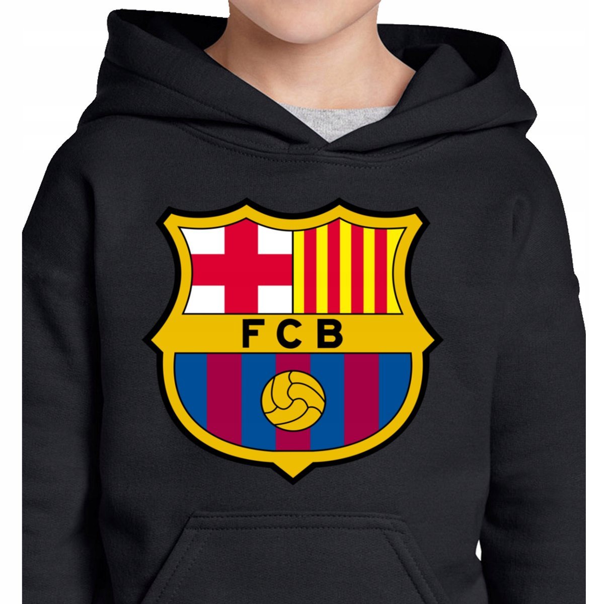 BLUZA DZIECIĘCA Z KAPTUREM FC BARCELONA PREZENT JAKOŚĆ PREMIUM 152 0222