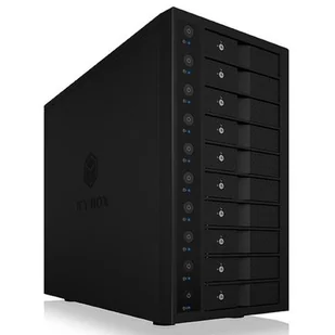IcyBox Obudowa IB-3810-C31 10x Hdd Single System dla 3'' - Obudowy i kieszenie na dyski twarde - miniaturka - grafika 1