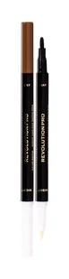 Makeup Revolution London London Revolution PRO Day & Night Brow Pen kredka do brwi 1,6 ml dla kobiet Ash Brown - Kredki do oczu - miniaturka - grafika 3