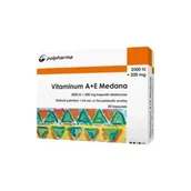 Witaminy i minerały - Medana Vit. A+E kaps.elast. 2500 j.m.+0,2g 20 szt. - miniaturka - grafika 1