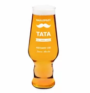 Szklanki - Szklanka do piwa Krosno Splendour z grawerem dla taty na urodziny - miniaturka - grafika 1