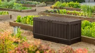 Skrzynie ogrodowe - KETER Skrzynia ogrodowa KETER Kentwood 249461 350 L Brązowy 249461 - miniaturka - grafika 1