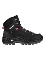 Buty trekkingowe męskie - LOWA Skórzane buty turystyczne "Renegade GTX Mid" w kolorze czarnym - miniaturka - grafika 1
