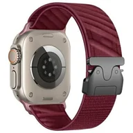 Akcesoria do smartwatchy - Pasek BELINE Oblique do Apple Watch 38/40/41mm Czerwony - miniaturka - grafika 1