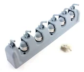 Miotły, szufle, mopy - APTEL Wieszak na miotły mopy grabie AG640 - miniaturka - grafika 1