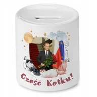 Skarbonki - Skarbonka Dla Bruna na Urodziny Imieniny Prezent z Nadrukiem ze Zdjęciem + Opakowanie na prezent (wzór 02) - miniaturka - grafika 1