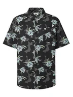 Koszule męskie - Quiksilver Koszula Apero Classic Ss EQYWT04605 Czarny Regular Fit - miniaturka - grafika 1