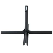 Parasole ogrodowe - Metalowy Stojak Pod Parasol Ogrodowy Czarny Vicchio - miniaturka - grafika 1