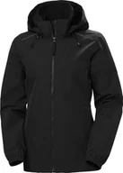 Kurtki i kamizelki sportowe damskie - Helly Hansen Women's jacket HELLY HANSEN Manchester 2.0 Shell Jacket, black XS - miniaturka - grafika 1
