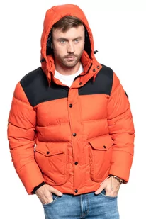 Męska Kurtka Zimowa Lee Puffer Jacket Poinciana L86Nszol-M - Kurtki męskie - miniaturka - grafika 1