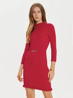 Sukienki - Morgan Sukienka codzienna 241-RMISS Czerwony Slim Fit - miniaturka - grafika 1