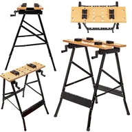 Akcesoria motoryzacyjne - SKŁADANY STÓŁ WARSZTATOWY METALOWY Z REGULACJĄ MAR-POL - miniaturka - grafika 1