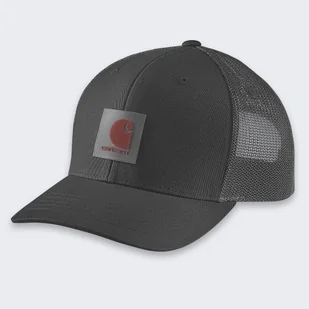 Czapka z daszkiem Carhartt Rugged Flex Twill Mesh-Back Patch Cap czarny - Czapki i chusty sportowe męskie - miniaturka - grafika 1