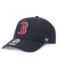Czapki damskie - Czapka z daszkiem 47 Brand MLB Boston Red Sox '47 MVP B-MVP02WBV Granatowy - miniaturka - grafika 1