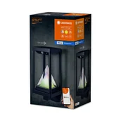 Lampy ogrodowe - LEDVANCE SMART+ Solar Alps Wall Multicolor Sensor - miniaturka - grafika 1