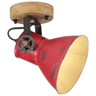 Lampy ogrodowe - vidaXL Lampa stołowa, 25 W, postarzany czerwony, 11,5x11,5x25 cm, E27 - miniaturka - grafika 1