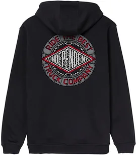 bluza męska INDEPENDENT MAKO TILE SUMMIT ZIP HOOD Black - Bluzy męskie - miniaturka - grafika 1