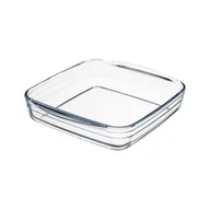 Naczynia żaroodporne - Naczynie żaroodporne Termica kwadrat 1,5 l transparentny - miniaturka - grafika 1
