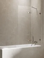 Parawany nawannowe - Parawan nawannowy New Trendy Avexa 130x150 cm 2-częściowy uchylny prawy grafitowy EXK-3528 - miniaturka - grafika 1