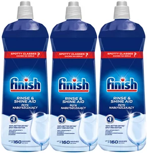 Finish Zestaw Nabłyszczacz Płyn Do Zmywarki 3X800Ml - Środki do zmywarek - miniaturka - grafika 1