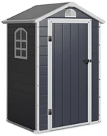 Altany ogrodowe - Domek Narzędziowy Vermont 4X3 Cold Grey - miniaturka - grafika 1