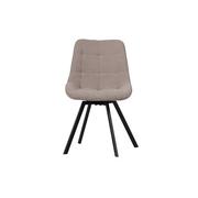 Krzesła - Szare krzesło obrotowe Sutton – WOOOD - miniaturka - grafika 1