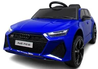 Pojazdy elektryczne dla dzieci - AUDI RS6 GT Niebieski Auto na akumulator EVA Skóra pilot - miniaturka - grafika 1