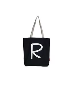 Torebki damskie - Econanos Hellobags2019 płócienna i plażowa torba na zakupy, 38 cm, czarna (NEGRO) - grafika 1
