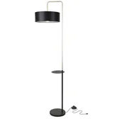 Lampy stojące - Czarno złota podłogowa lampa G8-P93 - miniaturka - grafika 1