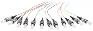 Pigtaile światłowodowe - BKT-ELEKTRONIK Pigtail BKT ST/PC OM3 easy strip 12 color set 2m 22QP310C.2 - miniaturka - grafika 1