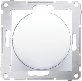 Kontakt-Simon Simon 54 Ściemniacz obrotowy do LED ściemnialnych 230V 2–250W biały DS9L.01/11 WMDS-004xLx-011 - Wyłączniki światła i elektryczne - miniaturka - grafika 1