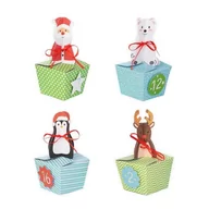 Ozdoby bożonarodzeniowe - Kalendarz adwentowy figurki DIY - 24 sztuki - miniaturka - grafika 1