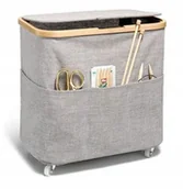 Pasmanteria - pojemnik składany na włóczkę PRYM 612055 tkanina bambus - miniaturka - grafika 1