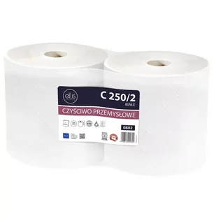 ELLIS Ecoline Wytrzymałe, dwuwarstwowe czyściwo celulozowe, ręcznik papierowy 2 rolki - Papier toaletowy - miniaturka - grafika 1
