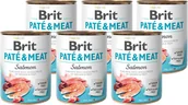 Mokra karma dla psów - Brit PATE & MEAT SALMON 6x400g 22832-uniw - miniaturka - grafika 1
