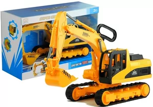 Lean Toys Duża koparka gąsienicowa z ruchomym ramieniem - Samochody i pojazdy dla dzieci - miniaturka - grafika 1