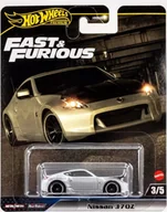 Samochody i pojazdy dla dzieci - Mattel Hot Wheels Premium Nissan 370Z - Szybcy i Wściekli 1:64 - miniaturka - grafika 1