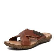 Klapki i japonki męskie - Klapki Rieker CEO-22089-24 Brązowy - miniaturka - grafika 1