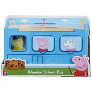 Figurki dla dzieci - Tm Toys Zestaw z figurką Świnka Peppa Drewniany autobus sorter 5_804134 - miniaturka - grafika 1
