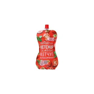 Ketchup pasteryzowany "Klasyczny" doypack 250g - Ketchup - miniaturka - grafika 1