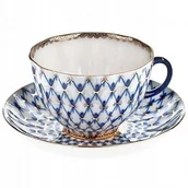 Filiżanki - Filiżanka Siatka Kobaltowa 250ml Łomonosov - miniaturka - grafika 1